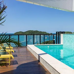 Aion 302 - Lindo Com Vista O Mar, A 60m Da De Bombinhas, Com Piscina E Academia No Rooftop. Bombinhas